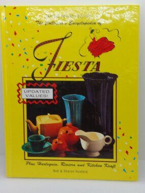 Vintage 1992 Collector's Encyclopedia Of Fiesta Book by Sharon & Bob Huxford